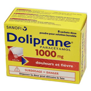 DOLIPRANE 1 MG 8 SACHETS