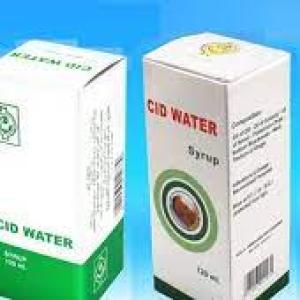 CID WATER 120CC SYR.