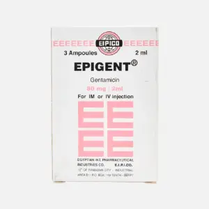 EPIGENT 80MG 3AMP