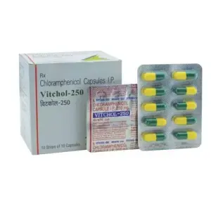 CHLORAMPHENICOL 250MG 10 CAP