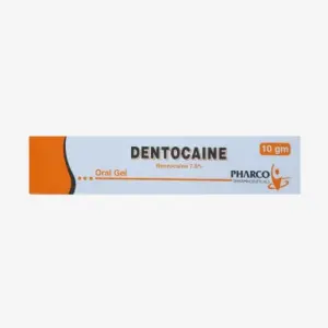 DENTOCAINE 7.5%DENTAL GEL 10MG