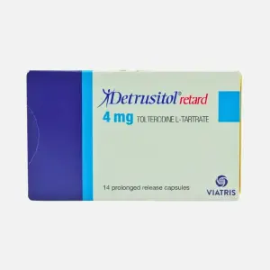 DETRUSITOL RETARD 4MG 14 PROLONGED REL. CAPS.