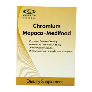 CHROMIUM MEPACO 200MG 20CAP