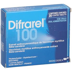 DIFRAREL 100- 20 F.C.TAB