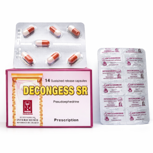 DECONGESS 120MG S.R 14CAP