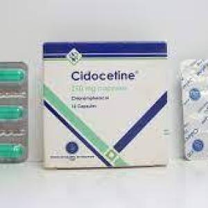 CIDOCETINE 250MG  12CAP