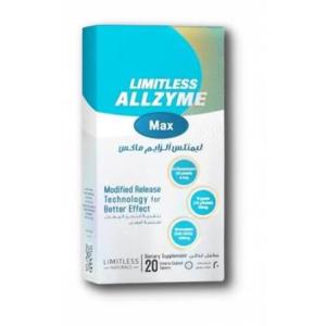 ALLZYME LIMITLESS MAX 20 TAB