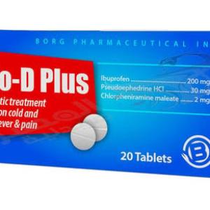 DOLO-D PLUS 20 TABS