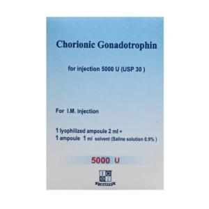 CHORIONIC GONADOTROPHIN 5000 I.U AMP