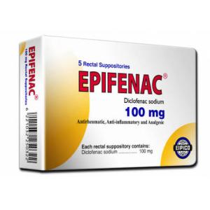 EPIFENAC 100MG 5 SUPP
