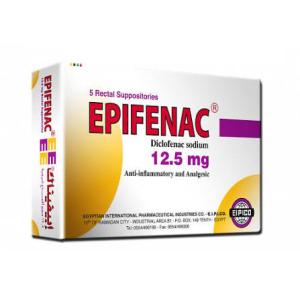 EPIFENAC 12.5MG 5 SUPP