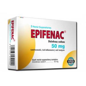 EPIFENAC 50MG  5SUPP