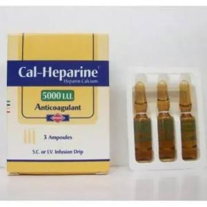 CAL-HEPARINE 5000 I.U. 3 AMPS.