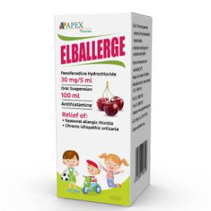 ELBALLERGE 30MG/5ML 100ML SYRUP