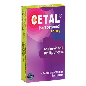 CETAL 120MG INF. 5SUPP.